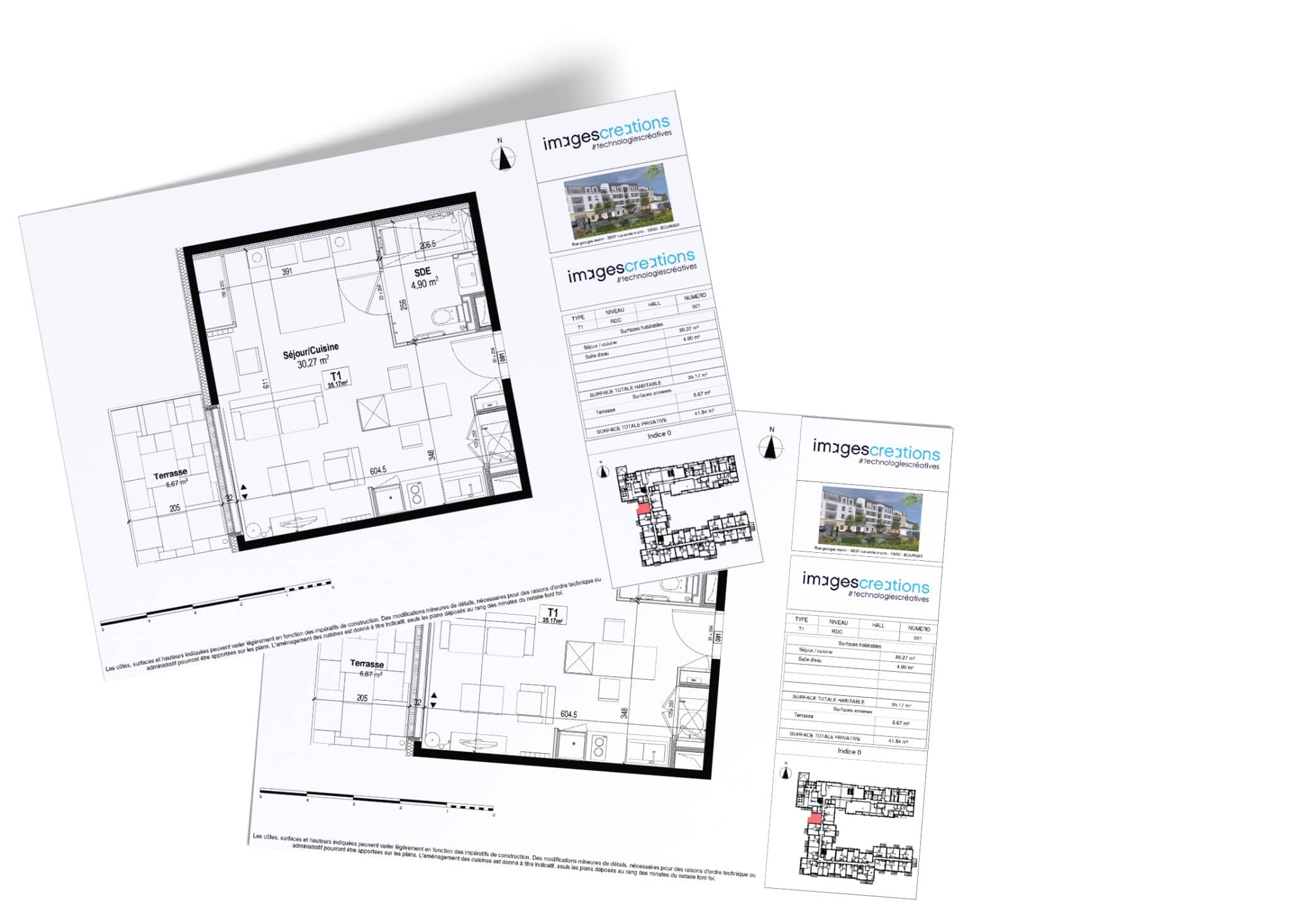 Plans de lots (Architectes, promoteurs immobiliers)