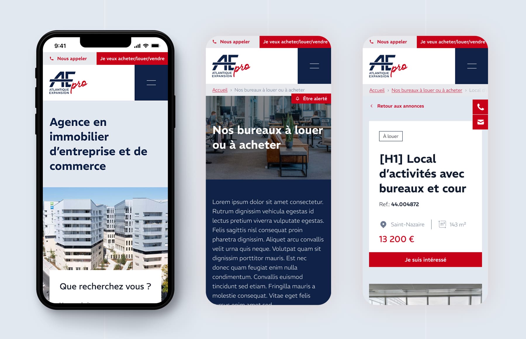 Site web Atlantique Expansion Pro