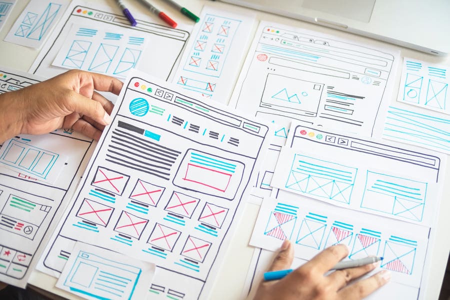 Conception wireframes