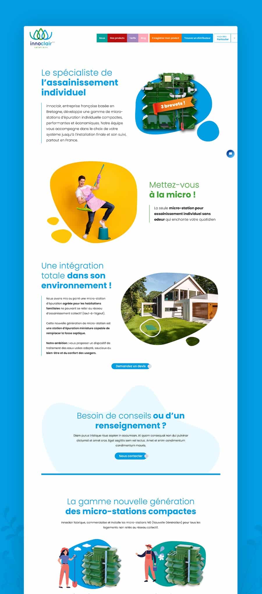 Site web Innoclair