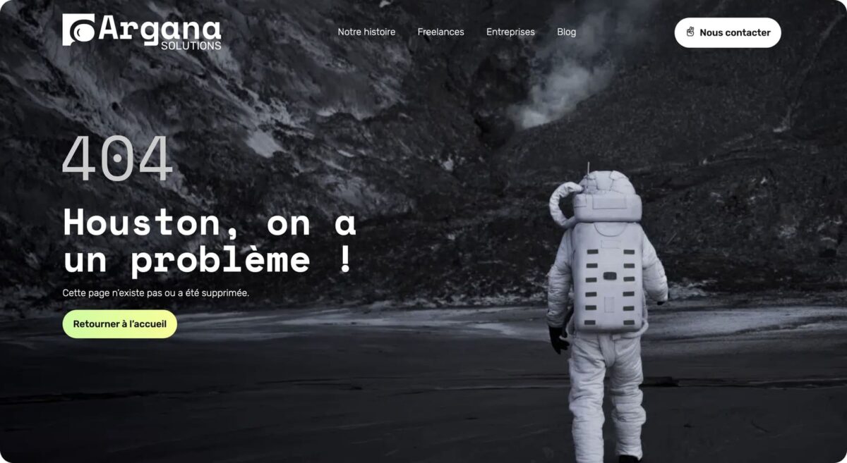 Tendance webdesign page 404 creative